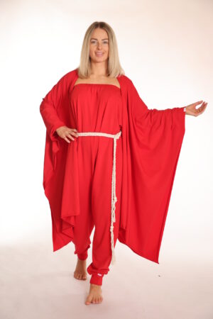 Touch – Luchtig organic vest voor vrouwen - Rood