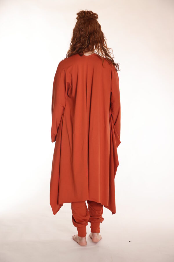 Touch – Luchtig organic vest voor vrouwen - Oranje - Afbeelding 2
