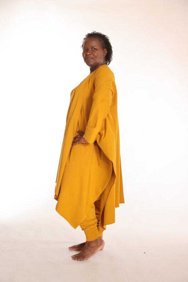 Touch – Luchtig organic vest voor vrouwen - Geel - Afbeelding 3