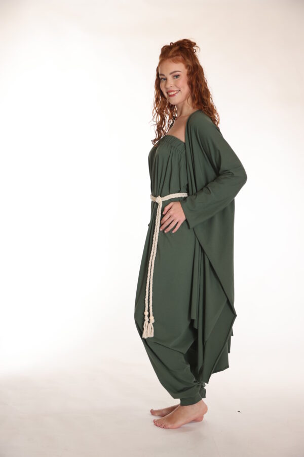 Touch – Luchtig organic vest voor vrouwen - Groen - Afbeelding 4