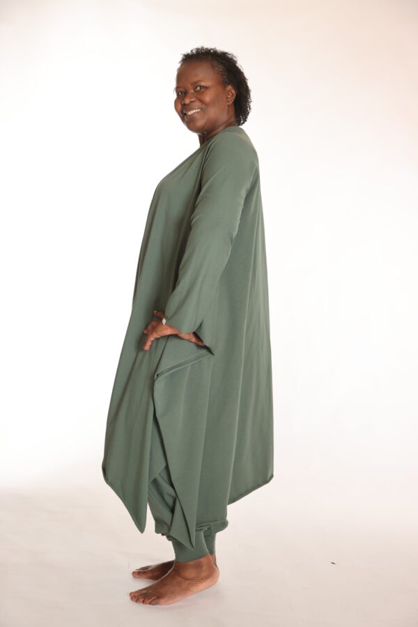 Touch – Luchtig organic vest voor vrouwen - Groen - Afbeelding 3