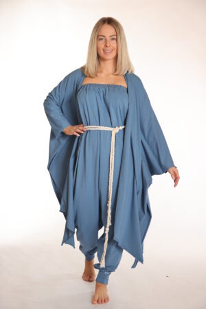 Touch – Luchtig organic vest voor vrouwen - Blauw