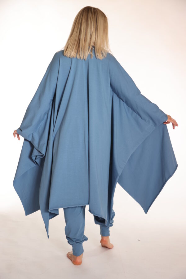 Touch – Luchtig organic vest voor vrouwen - Blauw - Afbeelding 3