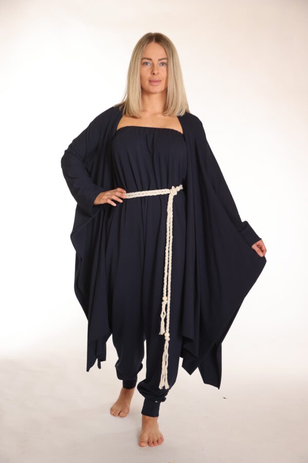 Touch – Luchtig organic vest voor vrouwen - Indigo