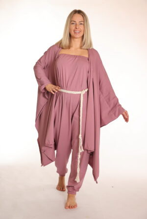 Touch – Luchtig organic vest voor vrouwen - Paars/Roze