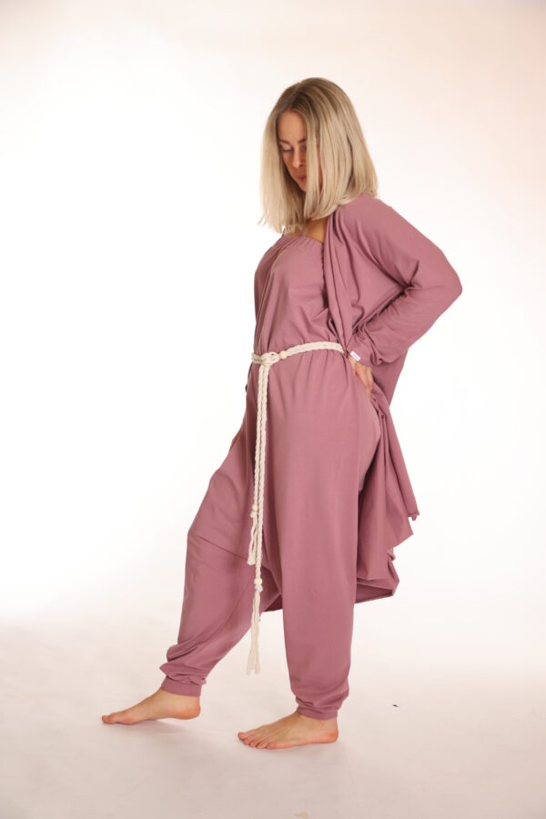 Touch – Luchtig organic vest voor vrouwen - Paars/Roze - Afbeelding 4