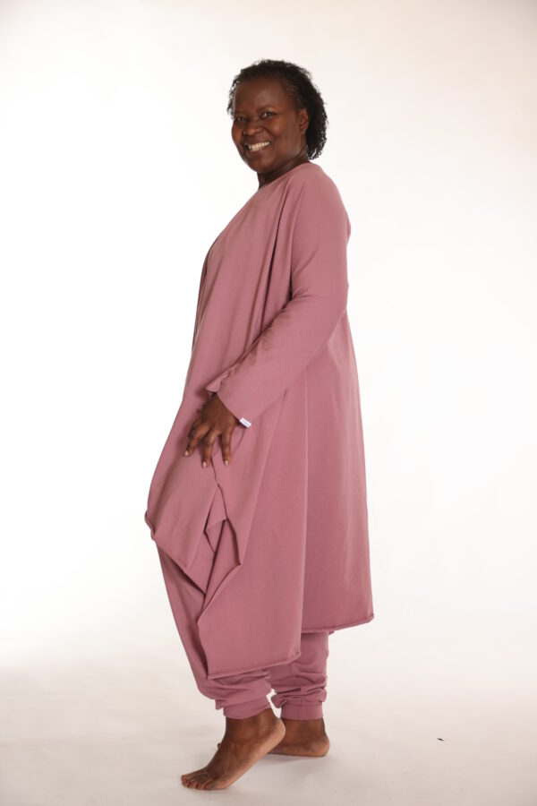 Touch – Luchtig organic vest voor vrouwen - Paars/Roze - Afbeelding 3
