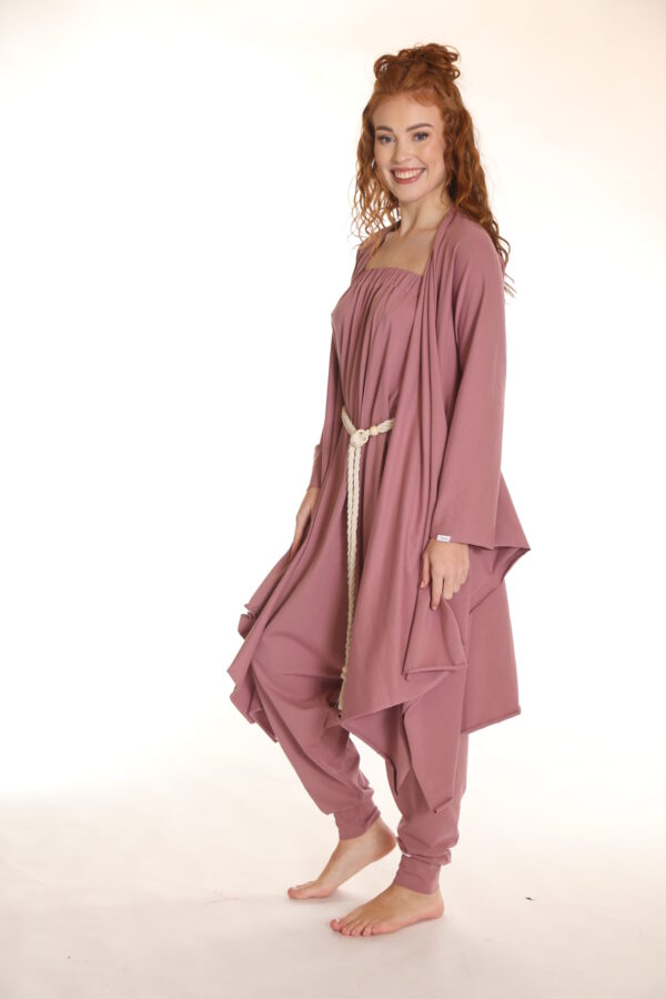 Touch – Luchtig organic vest voor vrouwen - Paars/Roze - Afbeelding 2