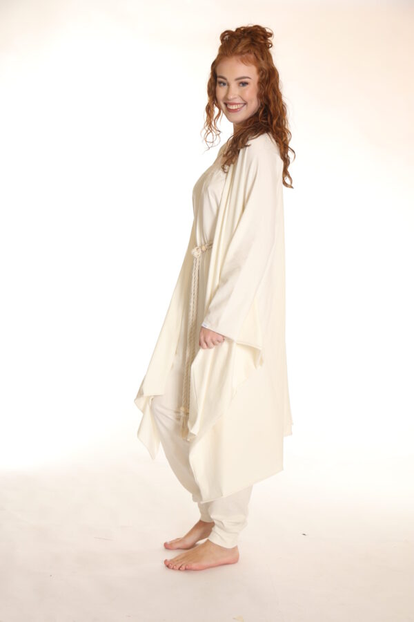 Touch – Luchtig organic vest voor vrouwen - Wit - Afbeelding 3
