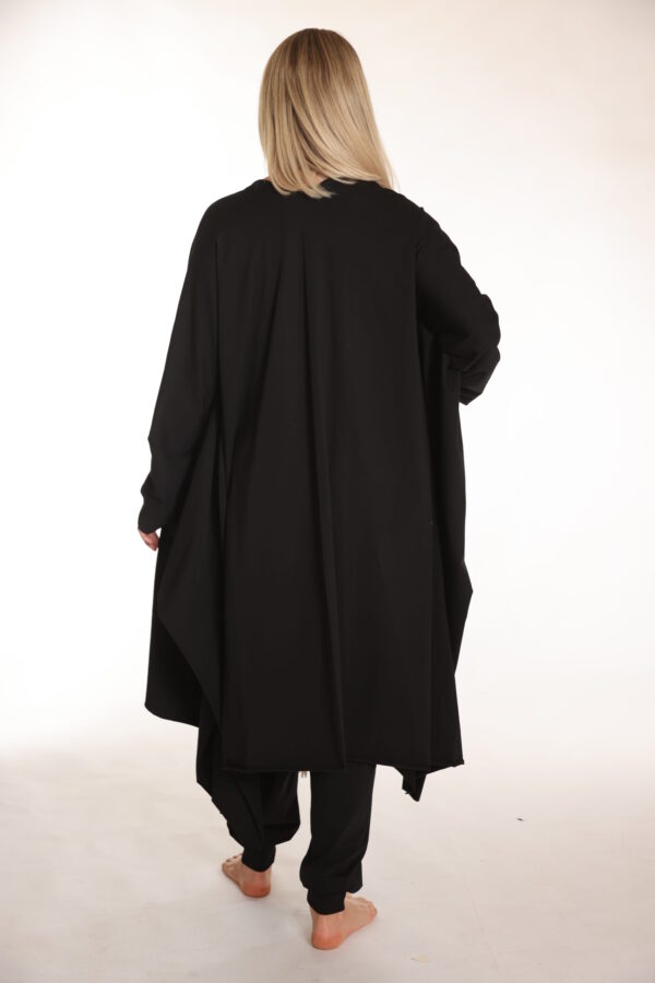 Touch – Luchtig organic vest voor vrouwen - Zwart - Afbeelding 2