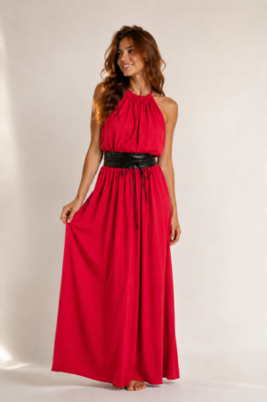 Duurzame Elegante Jurk Voor Dames - Rood